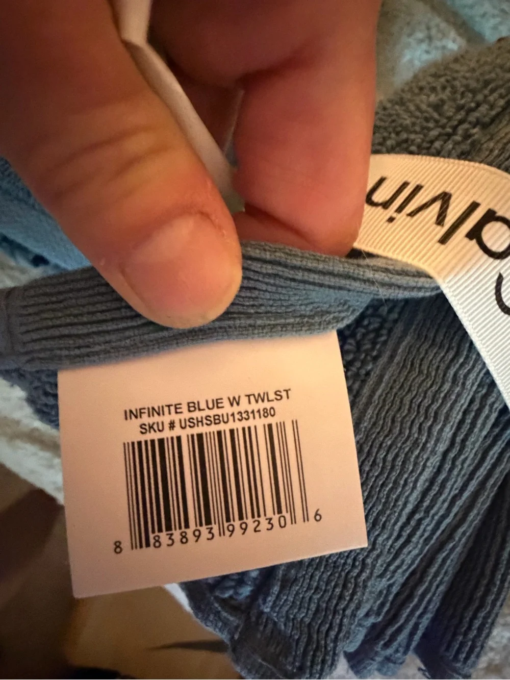 Calvin Klein Slate Blue Towel Set